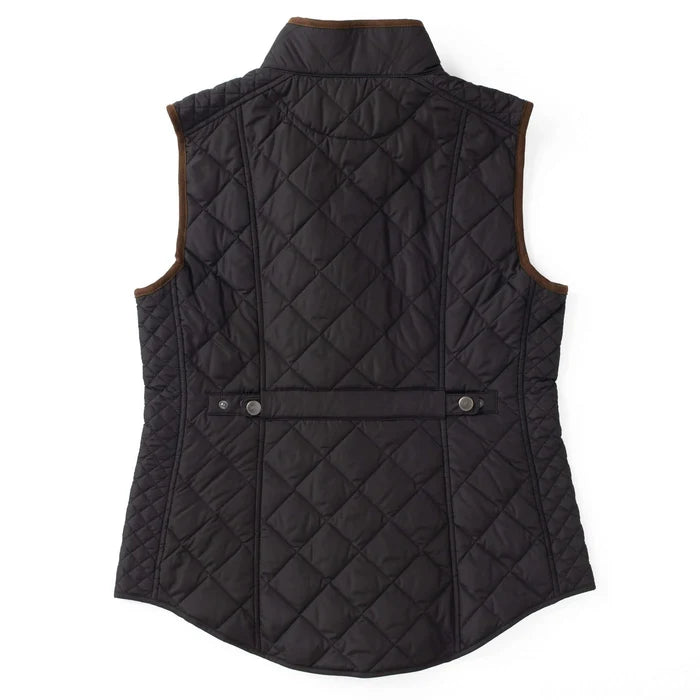 Vista Quilted Nylon Vest by Madison Creek Outfitters in Black