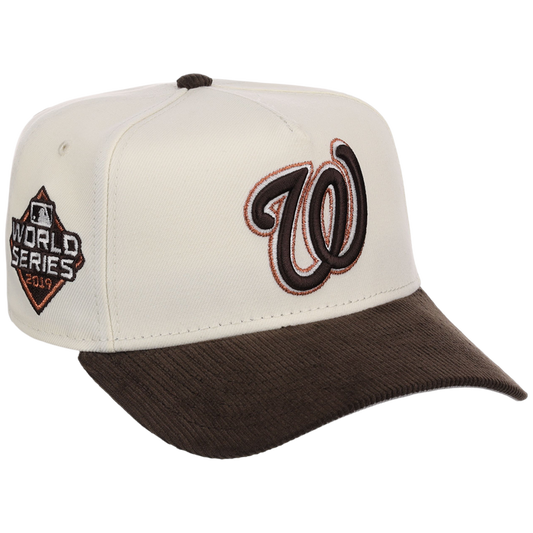 Washington Nationals MLB Chrome Walnut Cord New Era 59FORTY
