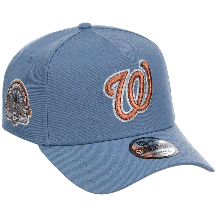 Washington Nationals MLB Faded Blue New Era 9FORTY