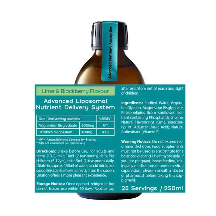 Well Actually Liposomal Magnesium Bisglycinate 200mg