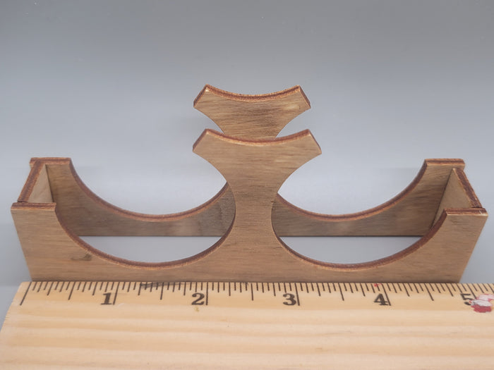 Wooden Barrel Display Stand 3 Tier - Large -  Zinfandel, Chianti, and Riesling
