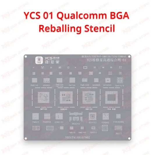 YCS 01 Qualcomm BGA Reballing Stencil