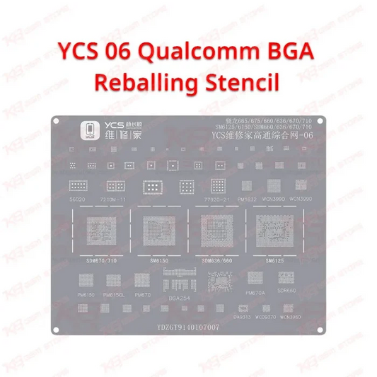 YCS 06 Qualcomm BGA Reballing Stencil