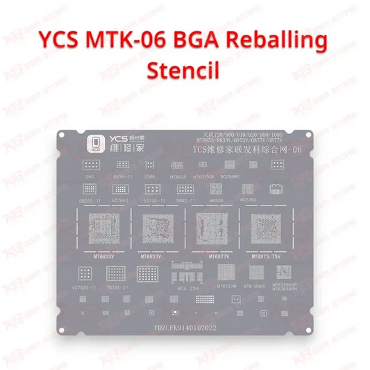 YCS MTK-06 BGA Reballing Stencil